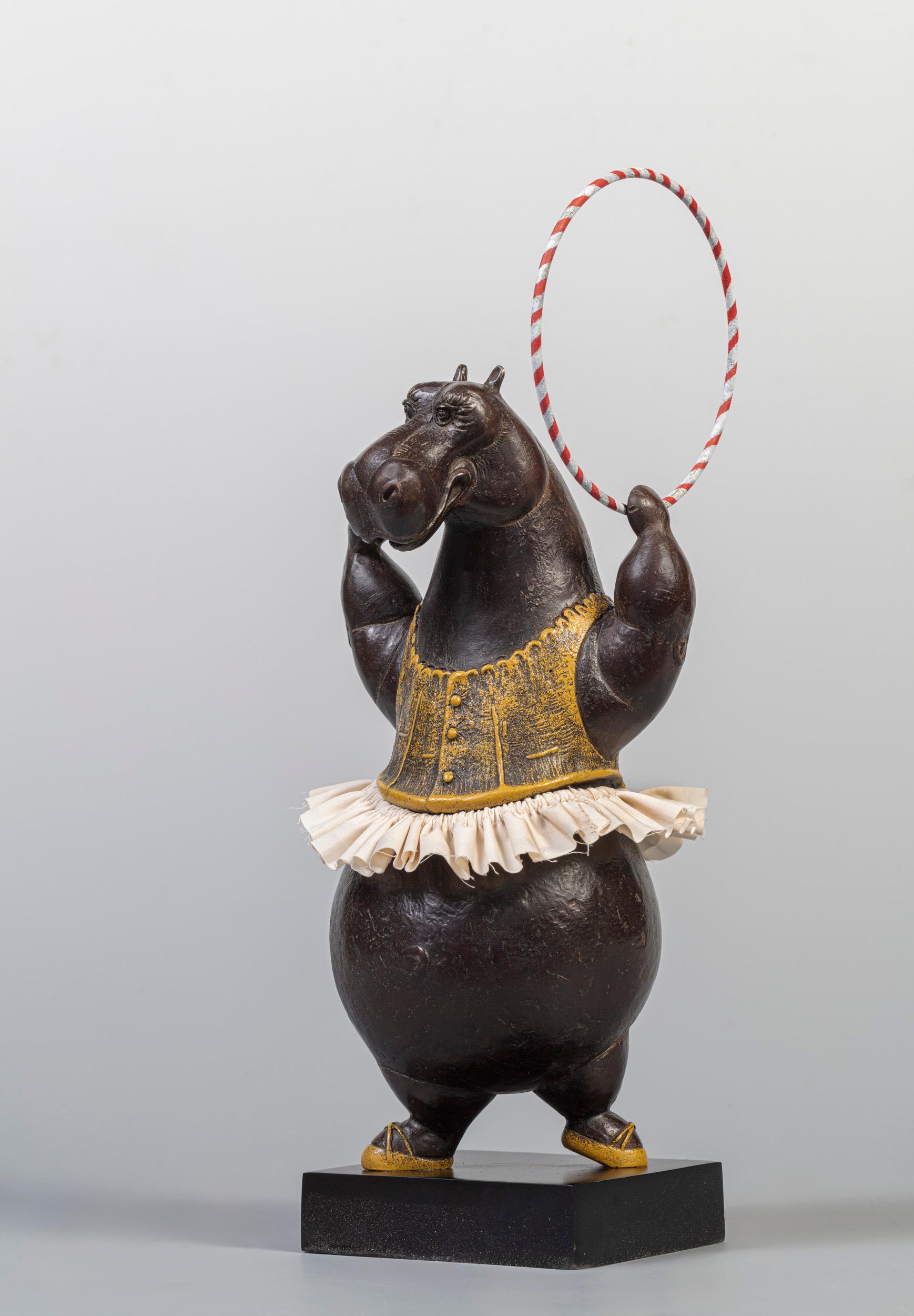 Bailarina Hippo Hula Hoop, maqueta - Sculpture de Bjørn Okholm Skaarup