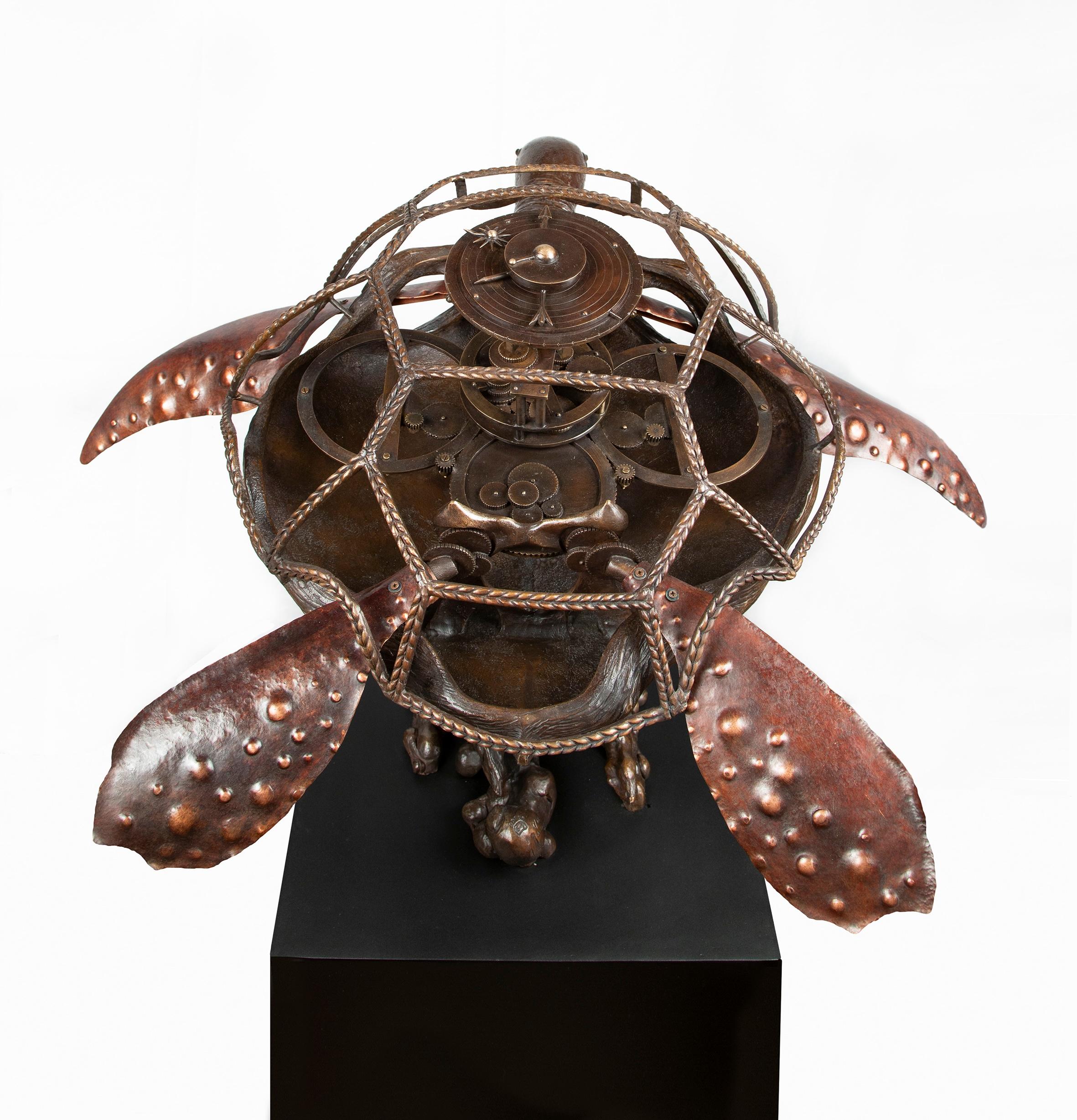 La tartaruga volante - Sculpture Contemporaneo di Bjørn Okholm Skaarup