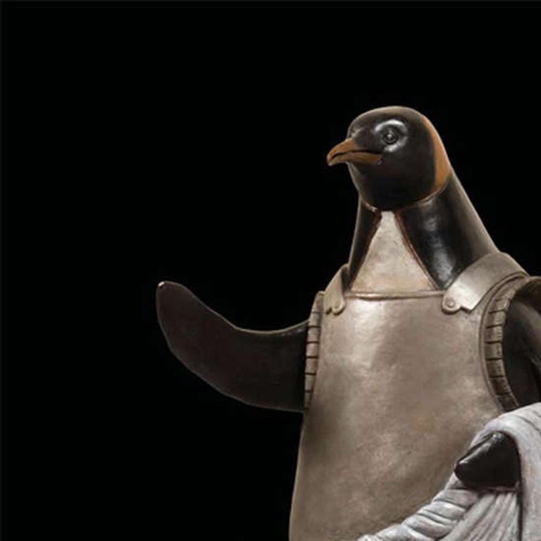 Emperor Penguin - Sculpture by Bjørn Okholm Skaarup