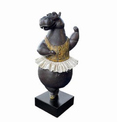 Hippo Ballerina, Fourth Position, maquette