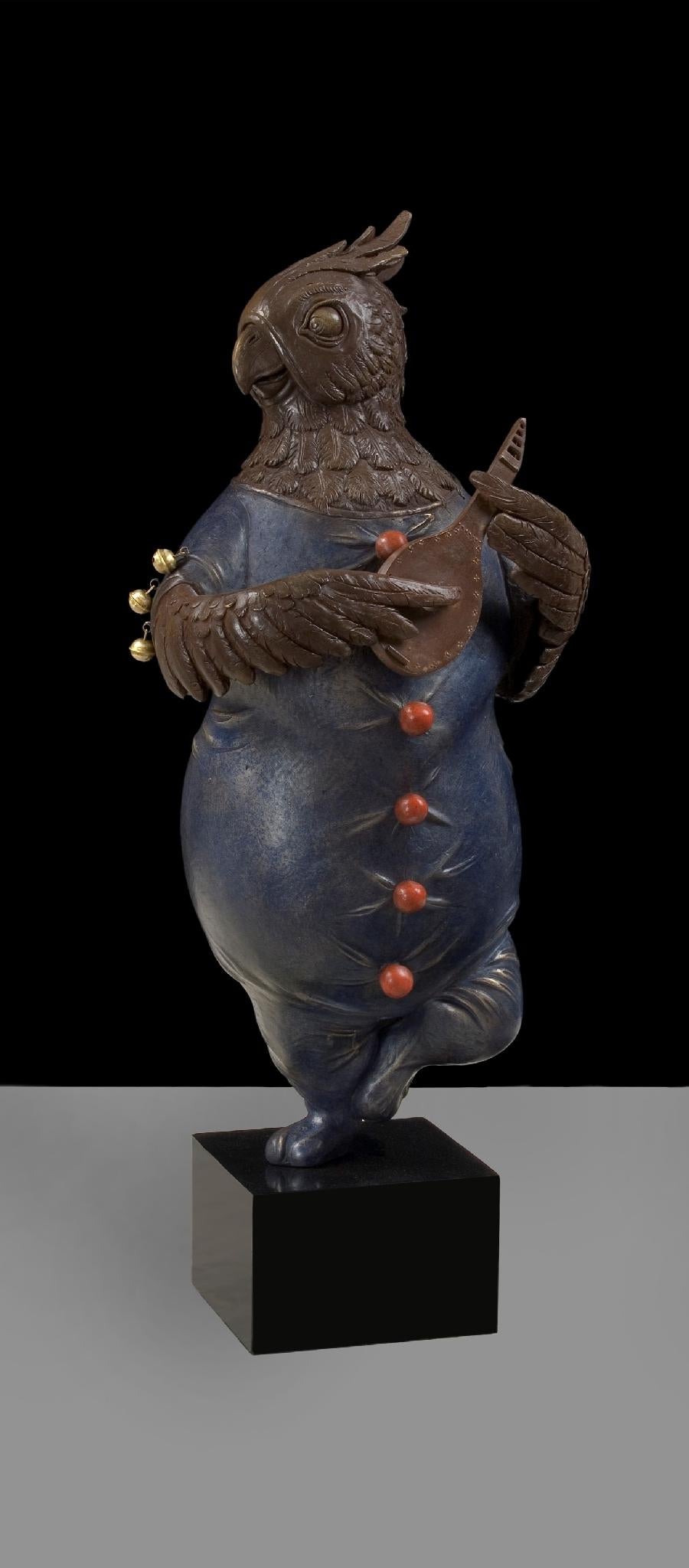 Bjørn Okholm Skaarup Figurative Sculpture - Parrot Coviello, maquette