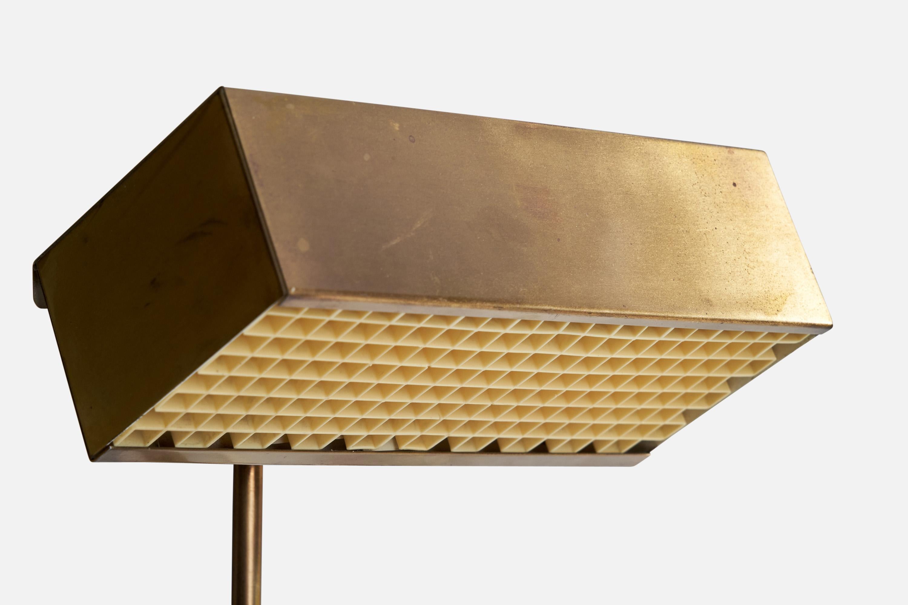 Björn Svensson, “Elidus” Table Lamp, Brass, Sweden, 1970s For Sale 2