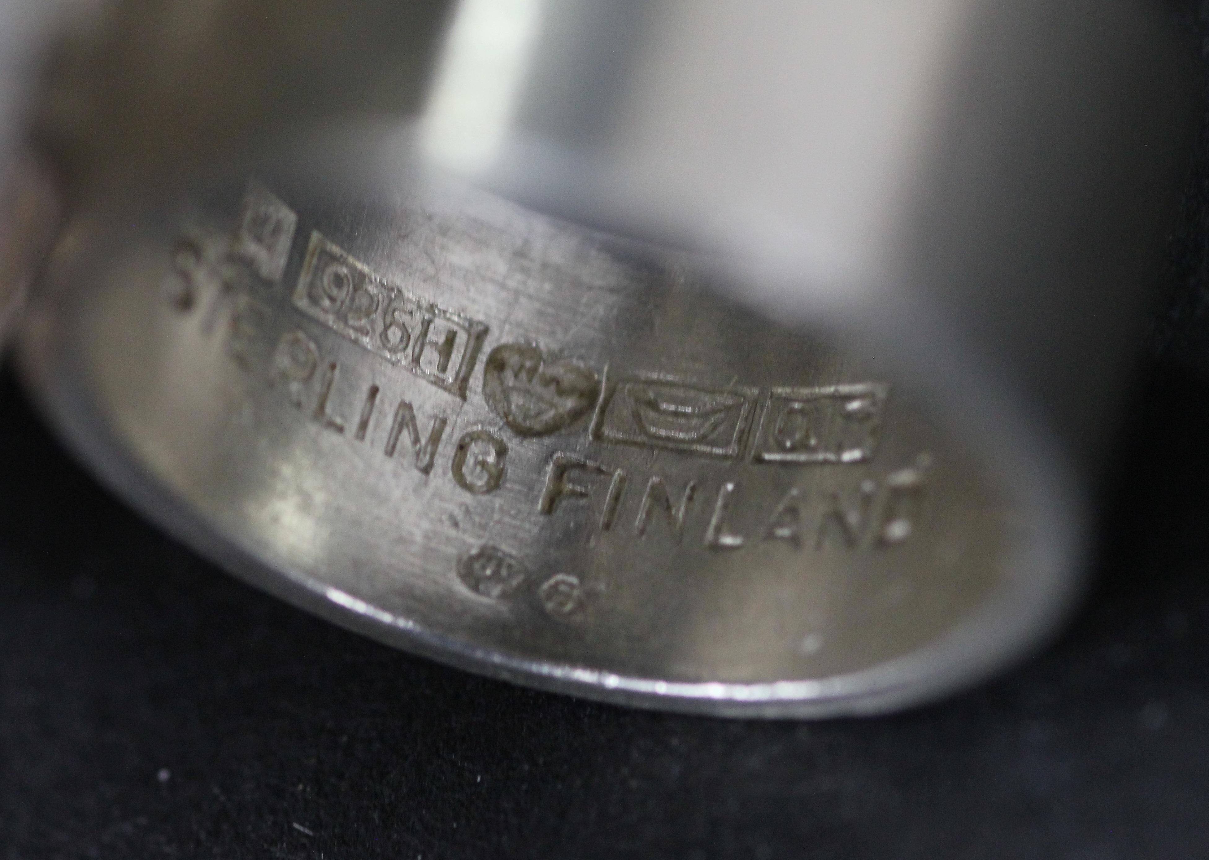 Björn Weckström 1969, Sterling Silver Ring for Lapponia Finland 2