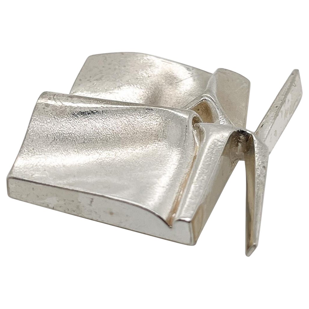 Broche / Colgante modernista finlandés de plata de ley Björn Weckstrom para Lapponia