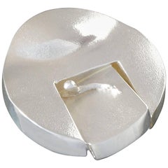 Bjorn Weckstrom for Lapponia ‘At the Gate of Eternity’ Modernist Silver Ring