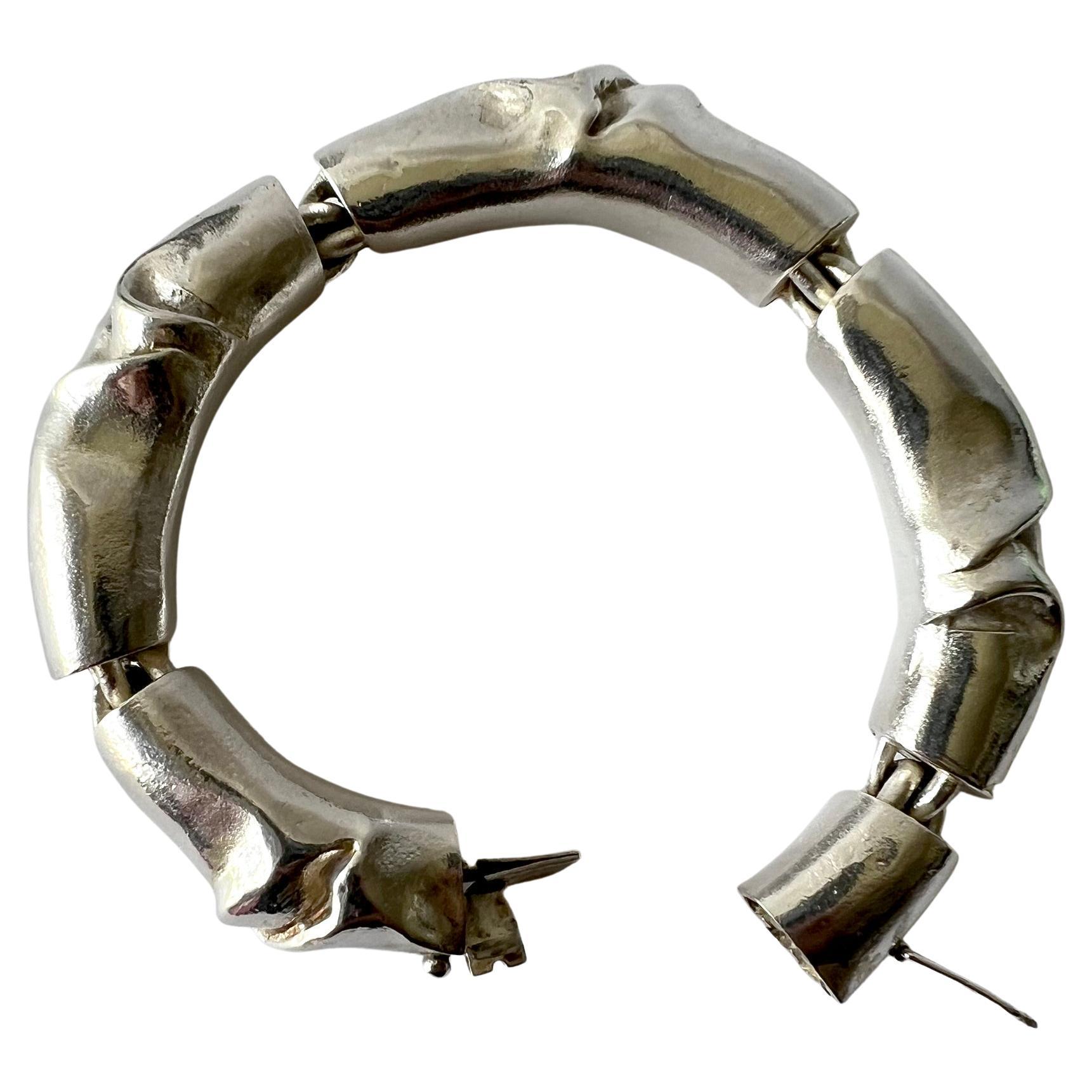 Bjorn Weckstrom für Lapponia Saturnian Sphere, Unisex-Armband aus Sterlingsilber (Modernistisch)