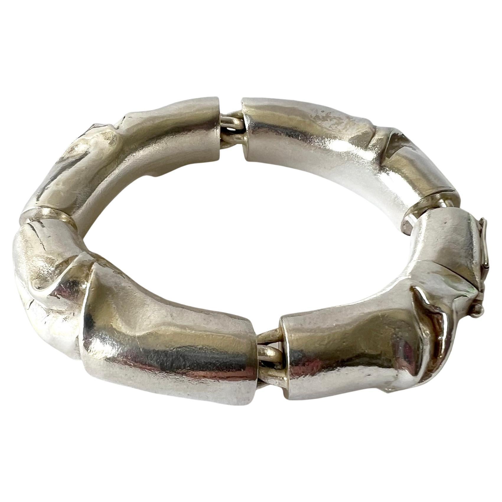 Bjorn Weckstrom für Lapponia Saturnian Sphere, Unisex-Armband aus Sterlingsilber im Zustand „Gut“ in Palm Springs, CA