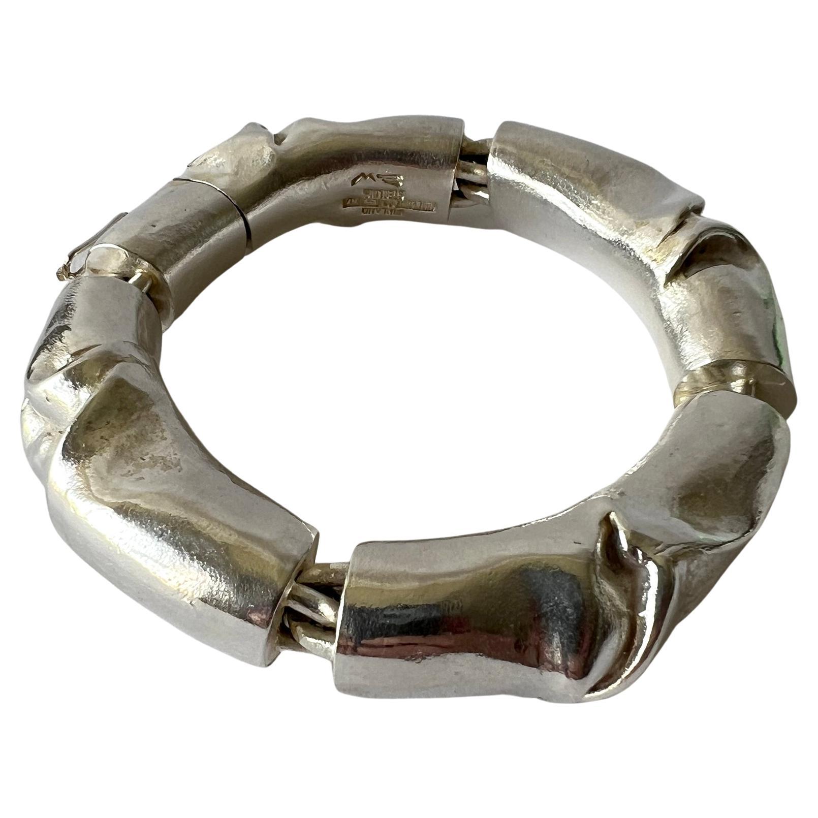 Bjorn Weckstrom für Lapponia Saturnian Sphere, Unisex-Armband aus Sterlingsilber 3