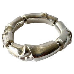 Bjorn Weckstrom for Lapponia Saturnian Sphere Sterling Silver Unisex Bracelet