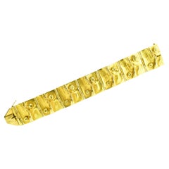 Bjorn Weckstrom Important Modernist 18k Bracelet, Finland, circa 1980