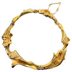 Björn Weckström Lapponia 14 Karat Gold Bracelet "Bali" 1975