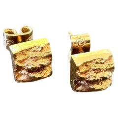 Björn Weckström Lapponia 14karat Gold Earrings