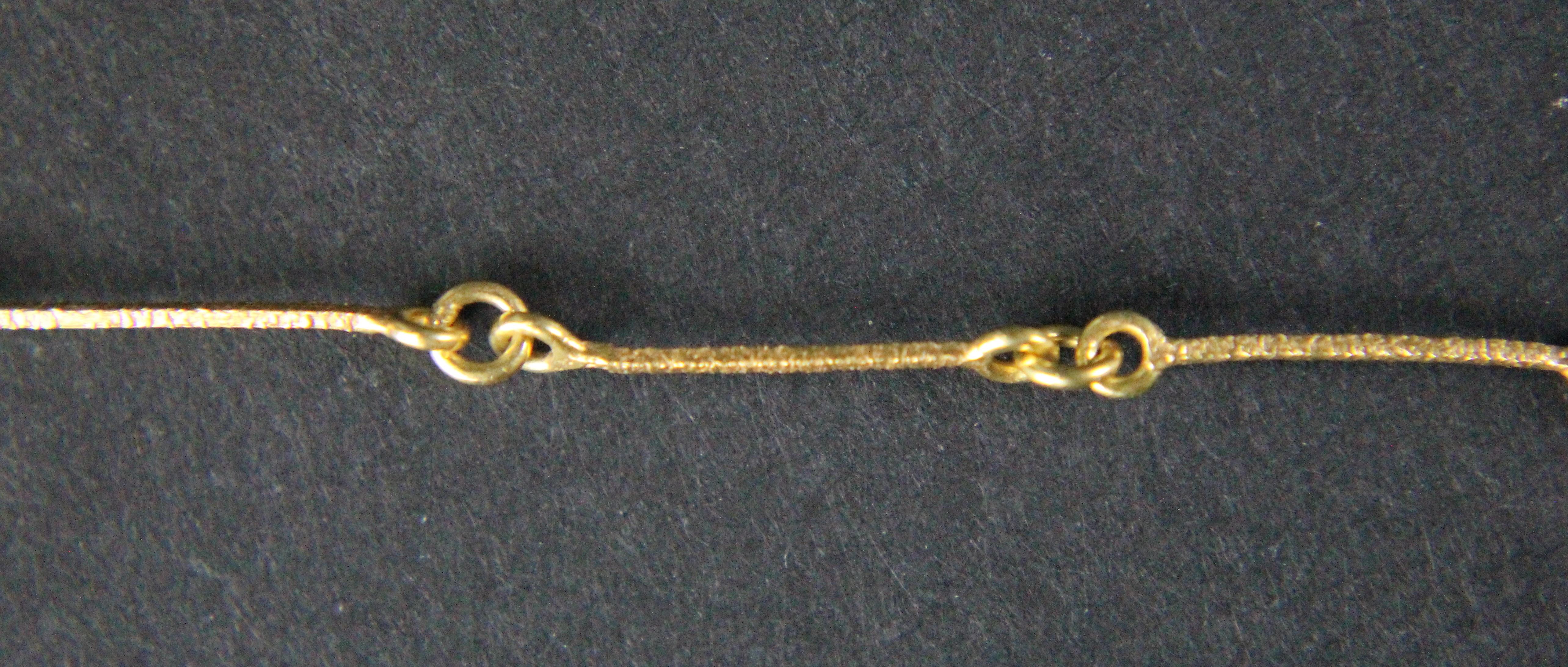 Women's or Men's Björn Weckström Lapponia 18 Karat Gold Diamond Zoisite Aztec Necklace