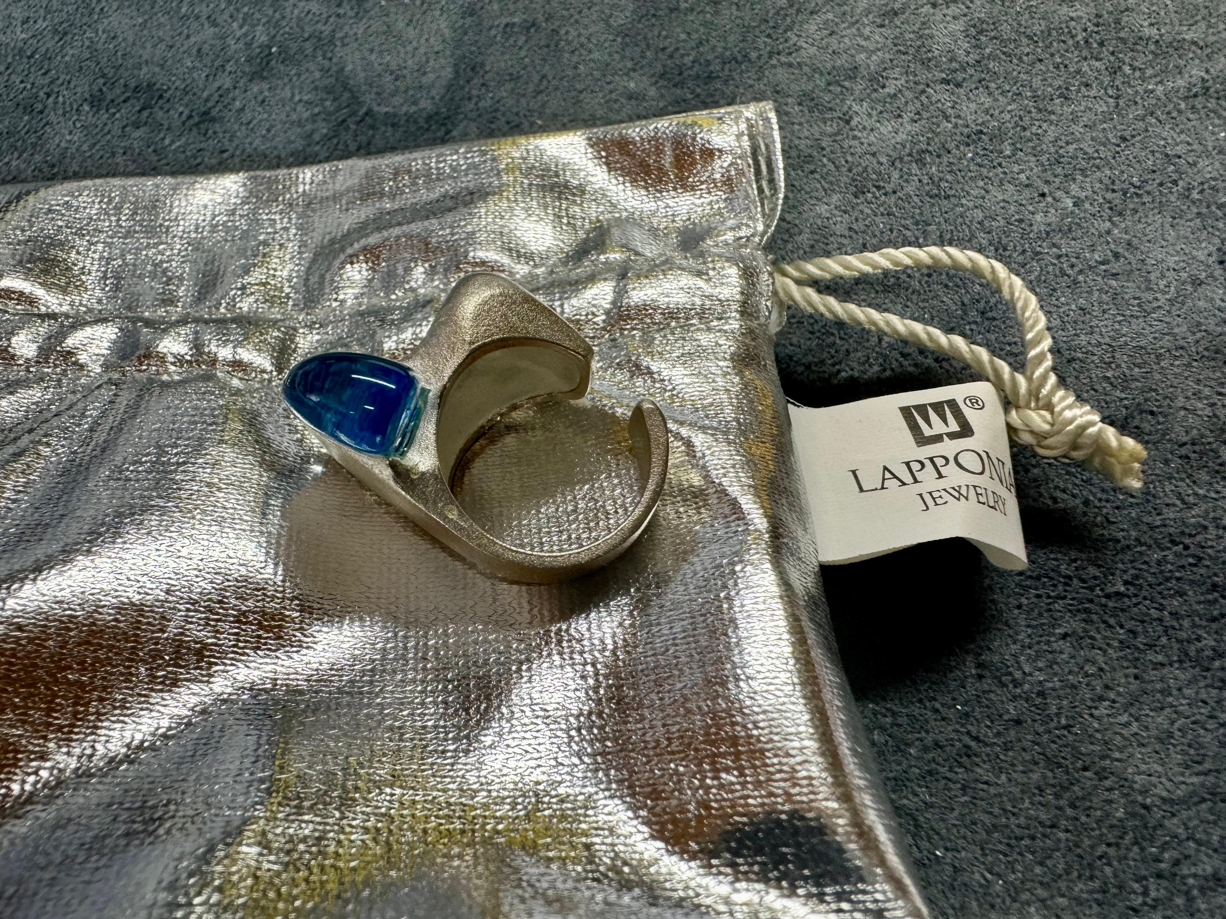 Björn Weckström Lapponia.  Darinas tear, Silver, Acrylic. Lapponia 2012 For Sale 3