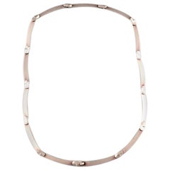 Björn Weckström, Lapponia, Finland, "Labyrint" Vintage Modernist Necklace