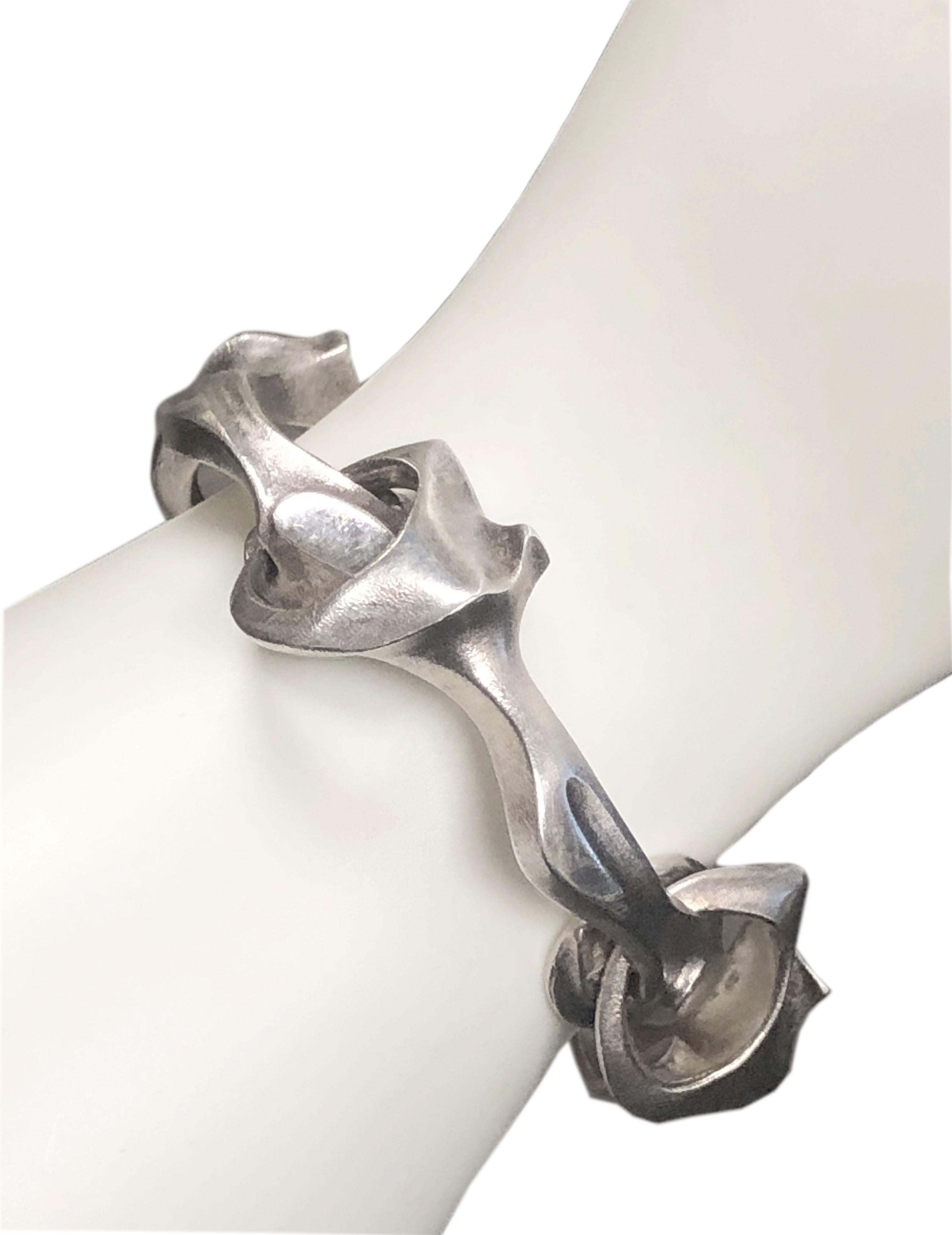 Bjorn Weckstrom Lapponia Kangs Kette Sterling Mid Century Armband im Zustand „Hervorragend“ in Chicago, IL
