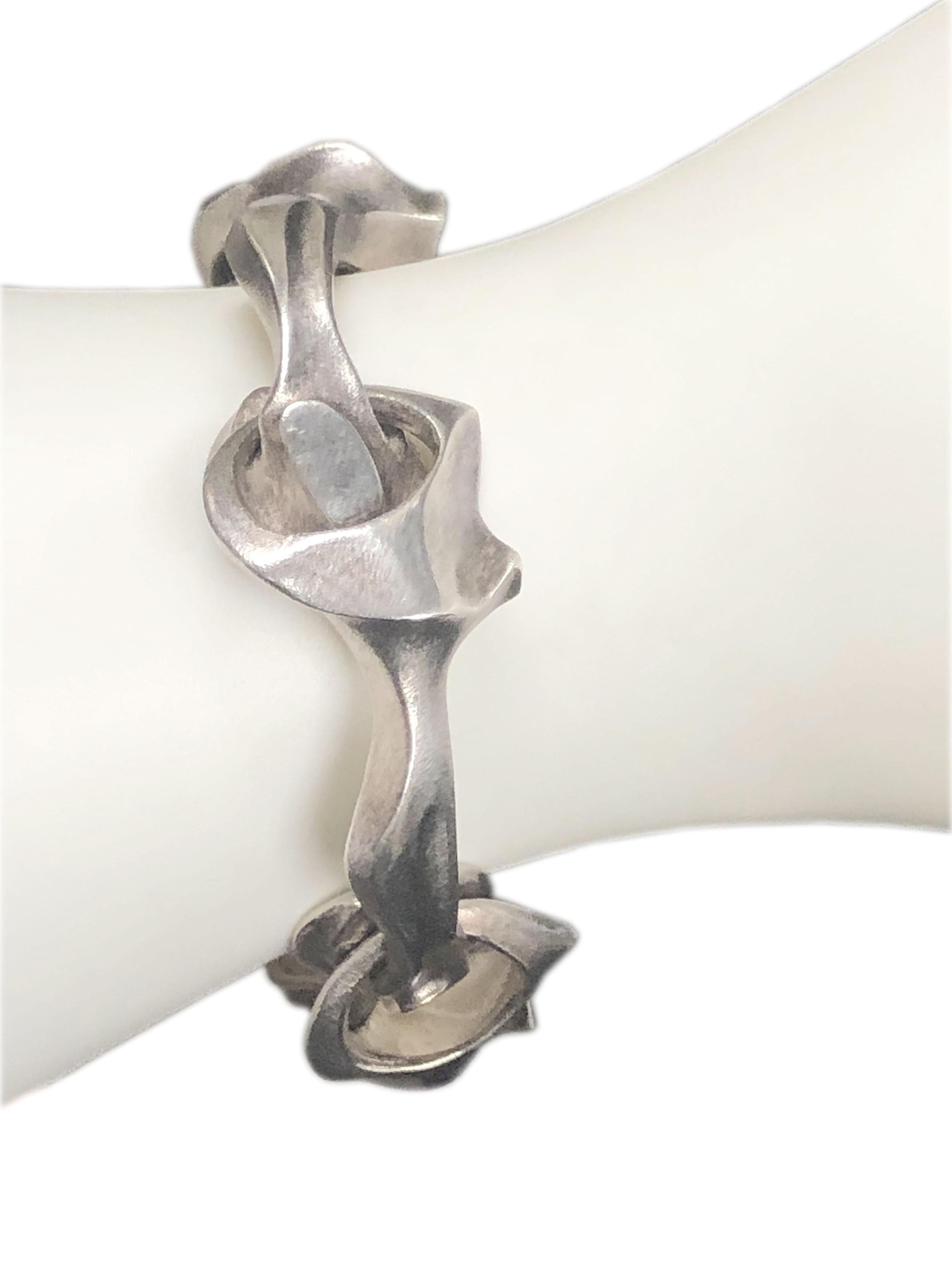 Bjorn Weckstrom Lapponia Kangs Kette Sterling Mid Century Armband für Damen oder Herren