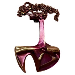 Björn Weckström Mustang Flame Bronze Necklace 1971. Lapponia