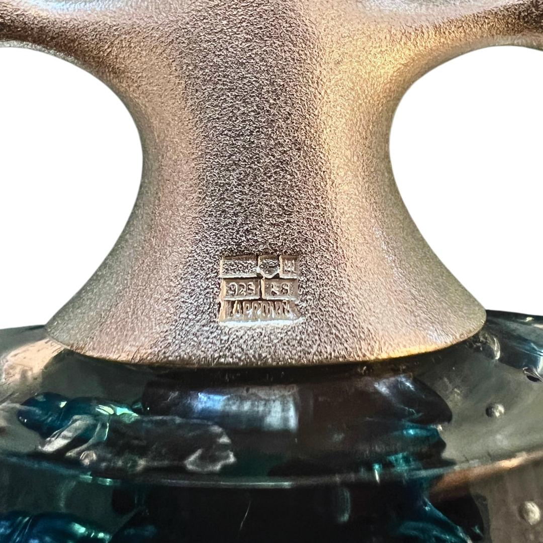 Björn Weckström for Lapponia Collana in resina e argento, 1960-1970 in vendita 2