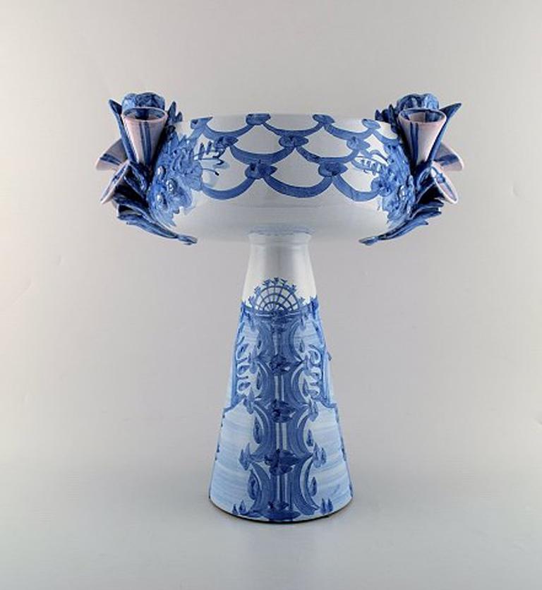 Late 20th Century Bjorn Wiinblad 1918-2006, Centerpiece/Vase, Model 'Eva', 1974