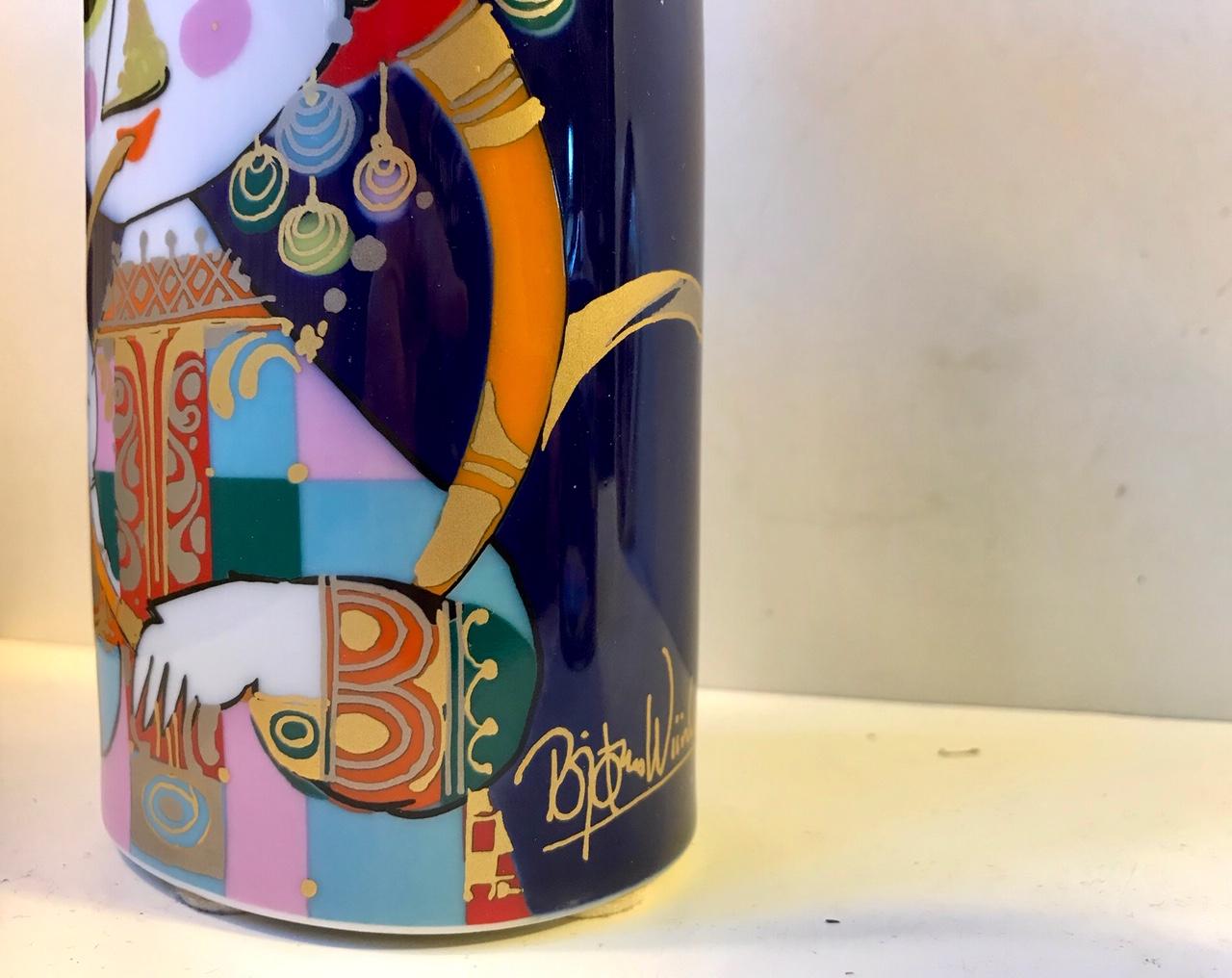 Juego de 3 piezas de porcelana de la línea Artist de Bjorn Wiinblad para Rosenthal, años 70 Escandinavo moderno en venta