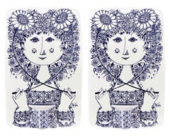 Appliques murales à bougeoirs Bjorn Wiinblad pour Nymolle  Danemark, années 1960