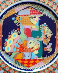 Bjorn Wiinblad Christmas Plate 1973 "Melchior"