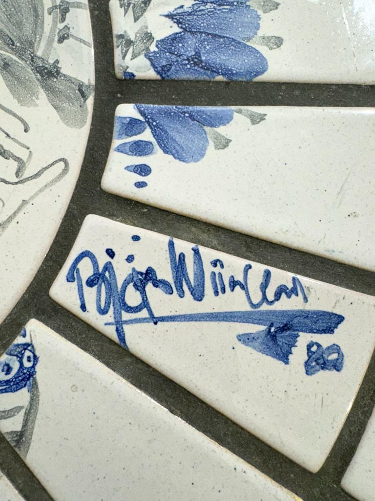 Bjorn Wiinblad Couchtisch, Keramik, Danemark, 1960er Jahre (Mitte des 20. Jahrhunderts) im Angebot