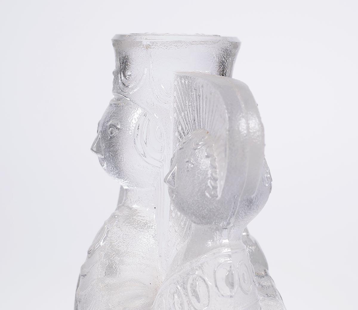 Bjorn Wiinblad crystal glass Mary with child for Rosenthal In Good Condition For Sale In HEILOO, NL