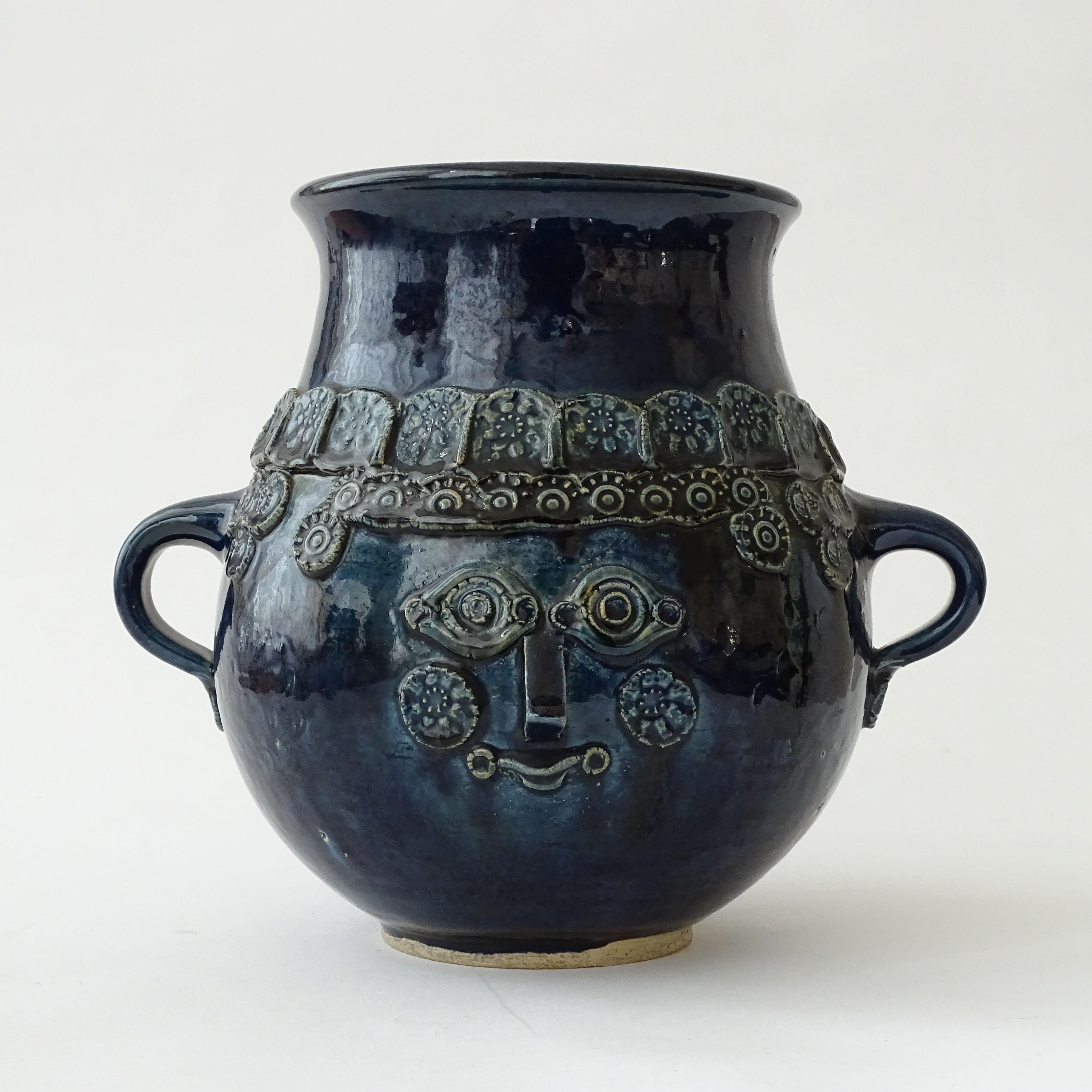 Mid-Century Modern Vase à facettes Björn Wiinblad pour Rosenthal Studio A A 1970 en vente