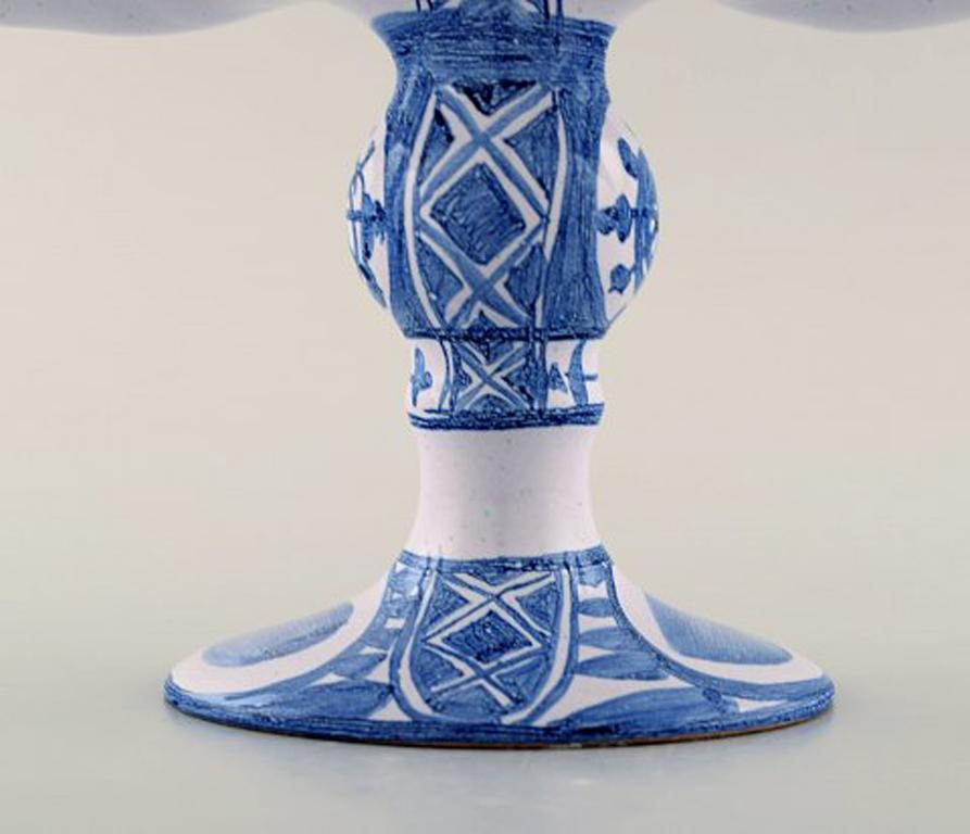 Bjorn Wiinblad-Figur aus dem blauen Haus. Figure/Kerzenständer, 1987 (Ende des 20. Jahrhunderts)