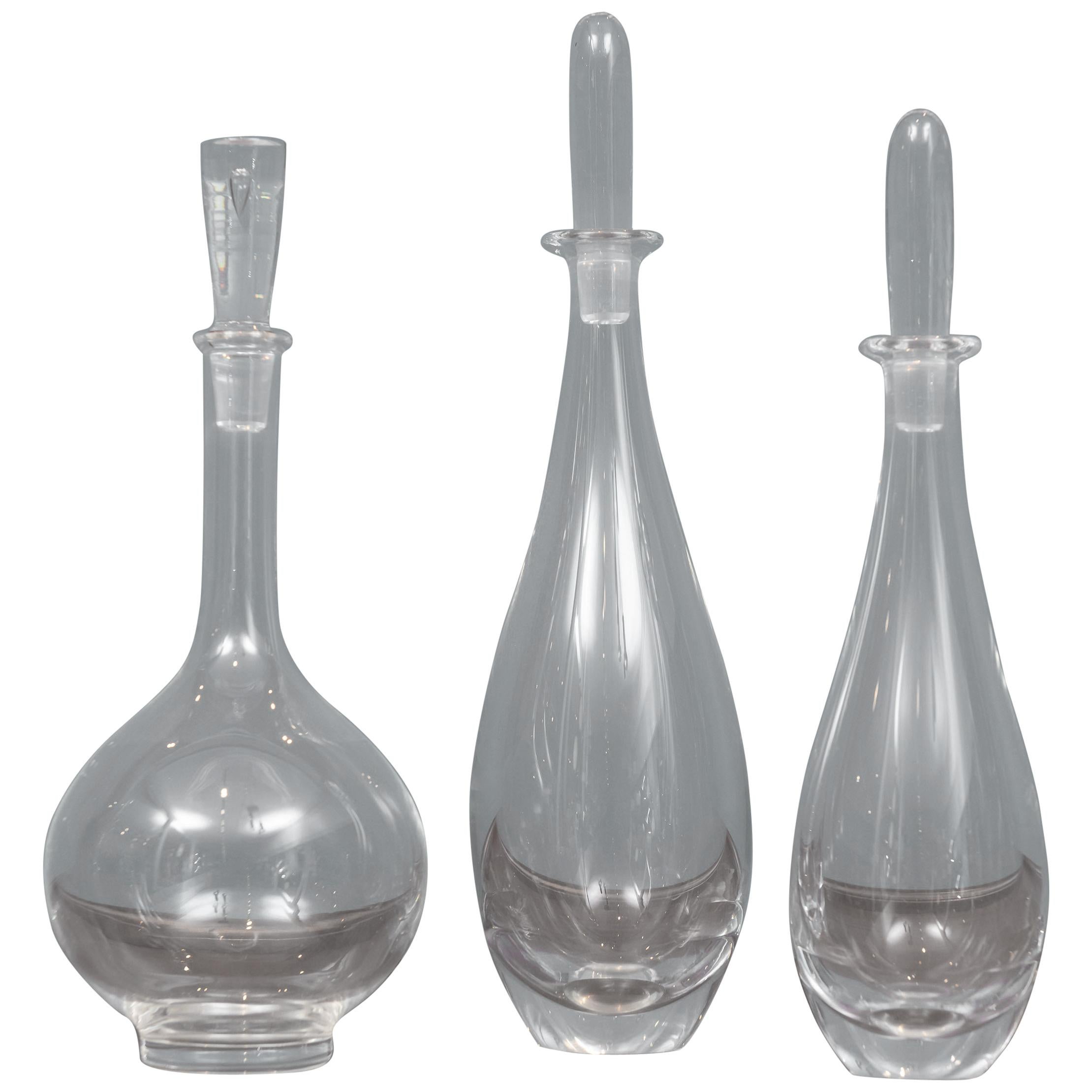 Bjorn Wiinblad for Orrefors Decanters