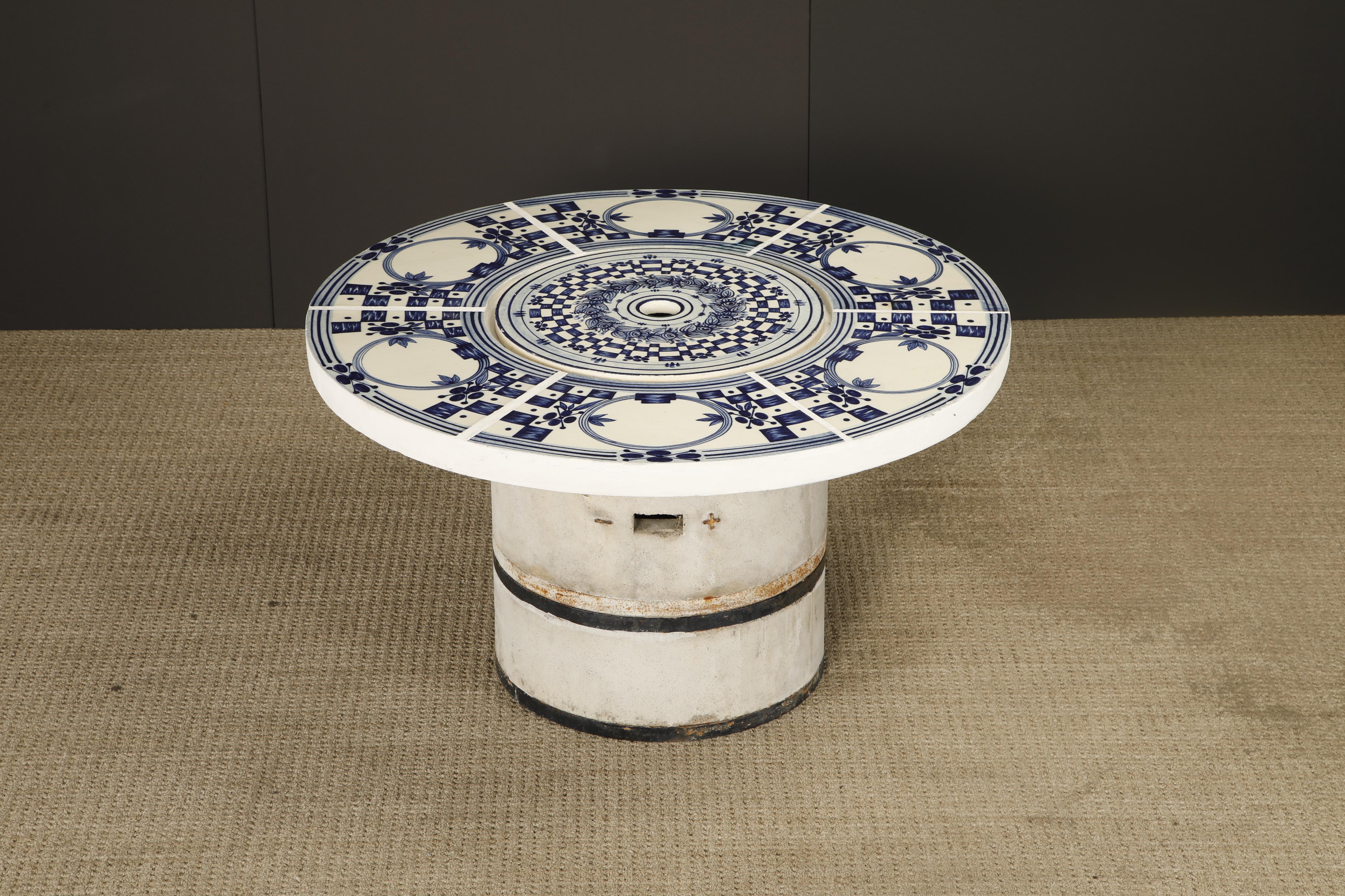 Danois Table de gril Hibachi en céramique de Bjorn Wiinblad pour Rosenthal, années 1960 en vente