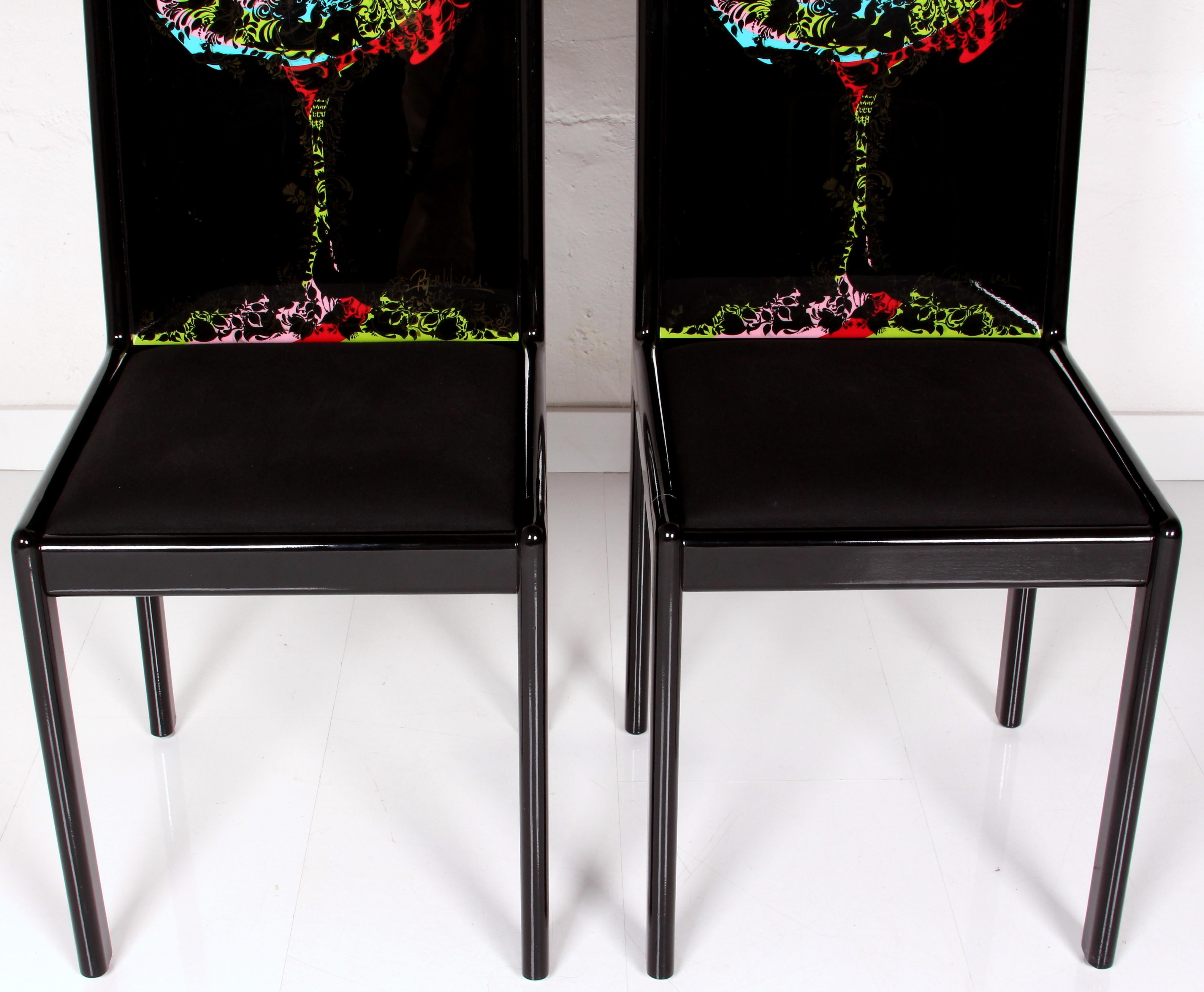 Björn Wiinblad for Rosenthal limited art series set de salle à manger table et 8 chaises en vente 9