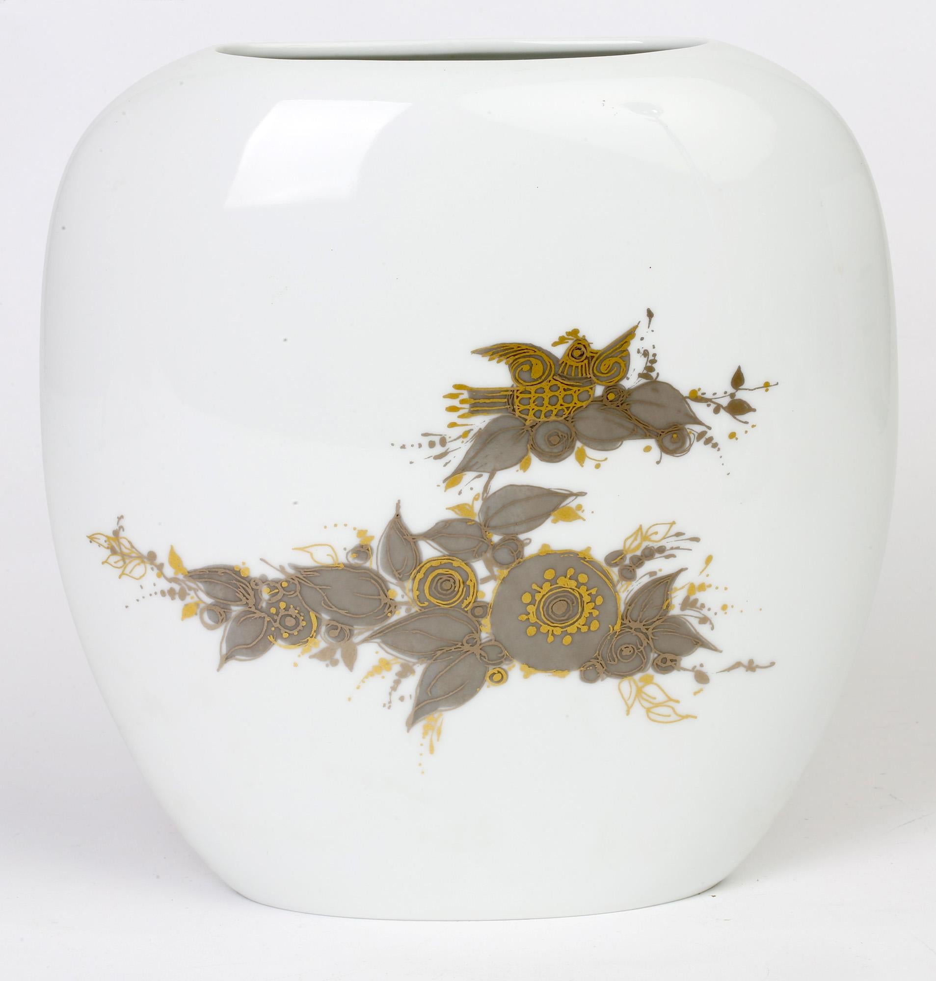 Bjorn Wiinblad for Rosenthal Midcentury Porcelain Empress Samuramat Vase 8
