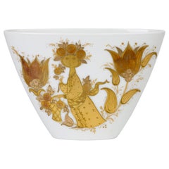 Bjorn Wiinblad for Rosenthal Midcentury Romantic Pattern Quatre Couleurs Vase