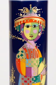 Bjorn Wiinblad for Rosenthal Porcelain Vase, 1001 Nights Series