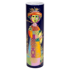 Bjorn Wiinblad for Rosenthal Porcelain Vase, 1001 Nights Series