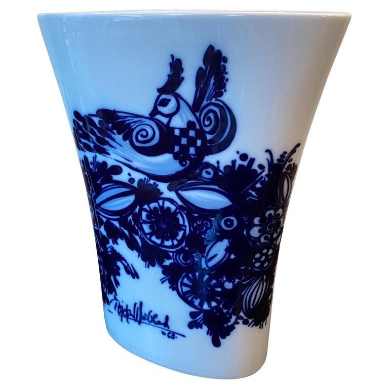 Bjorn Wiinblad for Rosenthal Porcelain Vase For Sale at 1stDibs