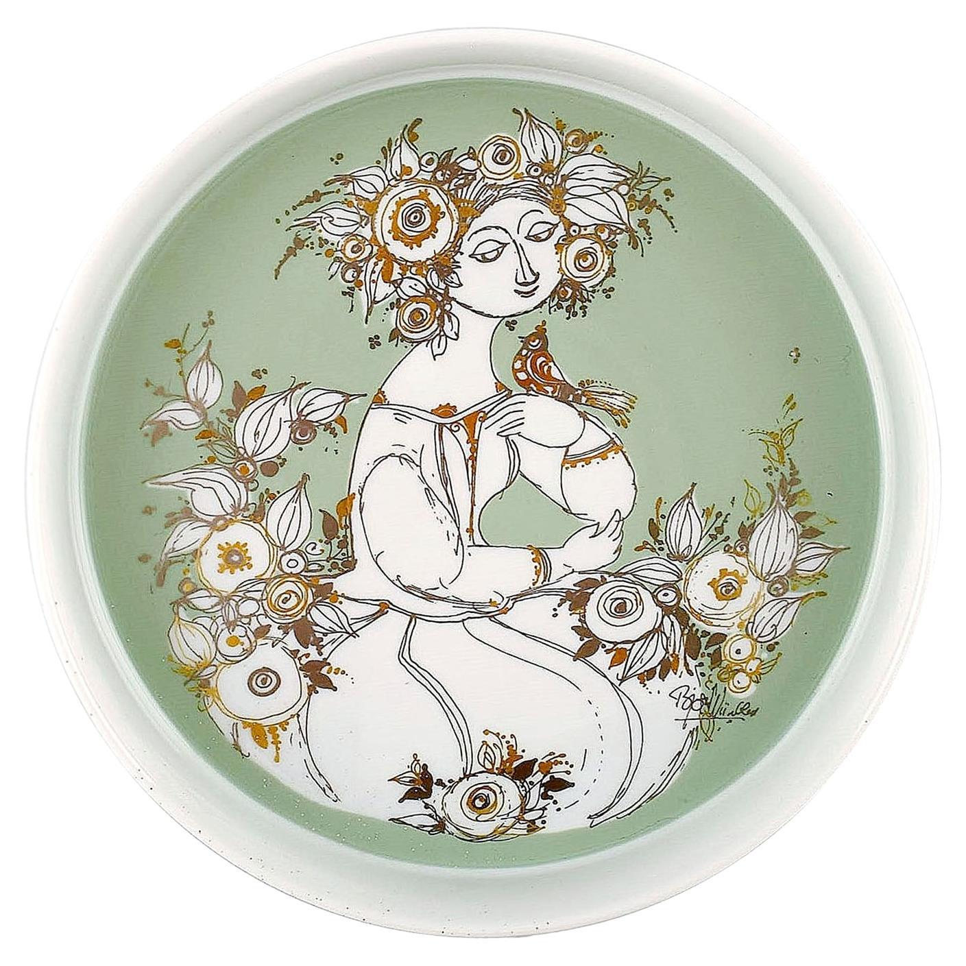 Bjorn Wiinblad for Rosenthal Studio Line, Porcelain Dish For Sale