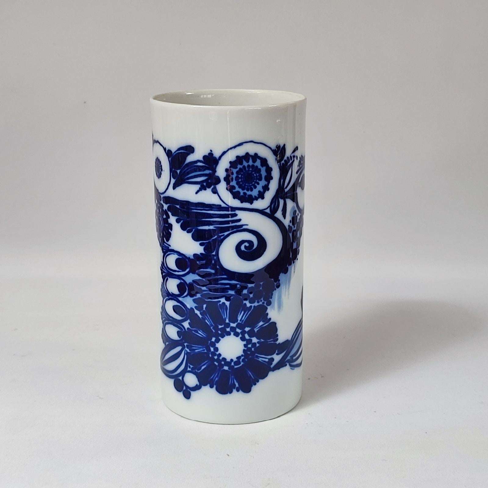 Mid-Century Modern Bjorn Wiinblad for Rosenthal Studio Line, Porcelain Vase For Sale