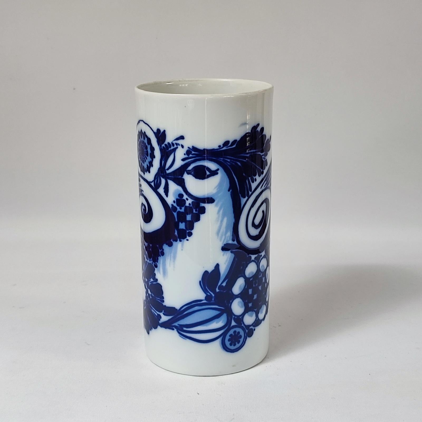 Late 20th Century Bjorn Wiinblad for Rosenthal Studio Line, Porcelain Vase For Sale