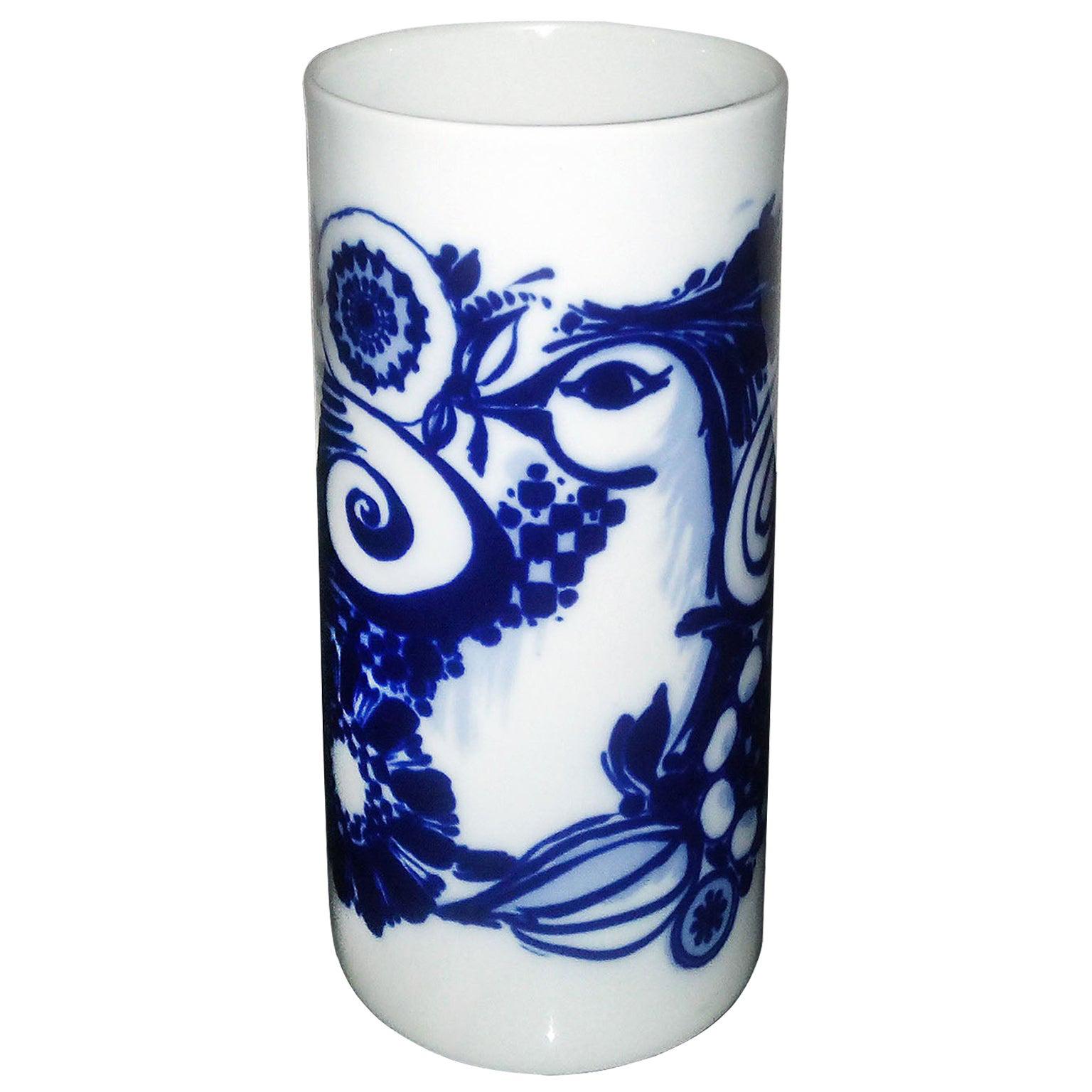 Bjorn Wiinblad for Rosenthal Studio Line, Porcelain Vase For Sale at 1stDibs
