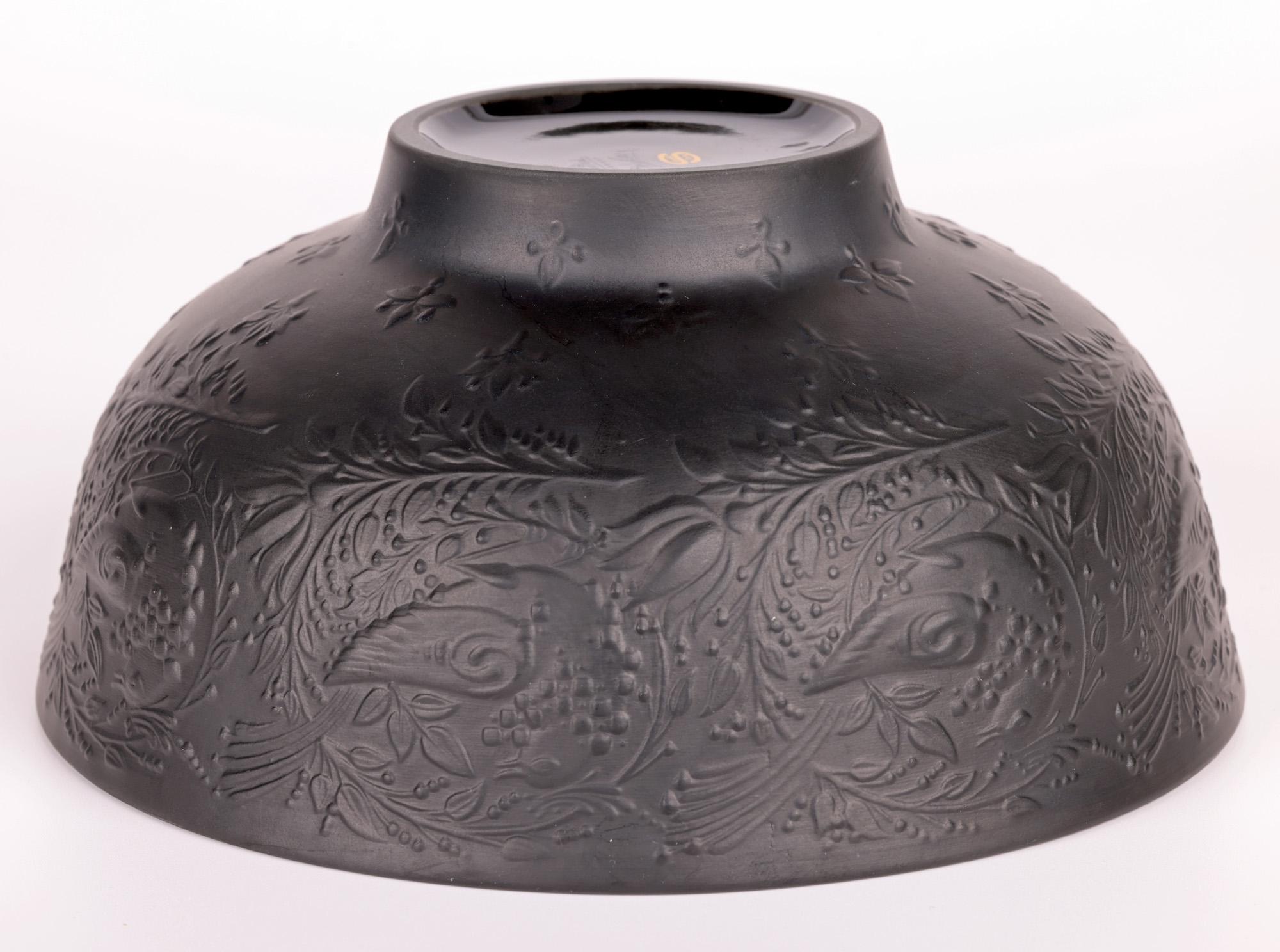 Bjorn Wiinblad for Rosenthal Studio-Linie Black Porcelain Bird Bowl 6