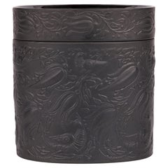 Bjorn Wiinblad for Rosenthal Studio-Linie Black Porcelain Bird Pot
