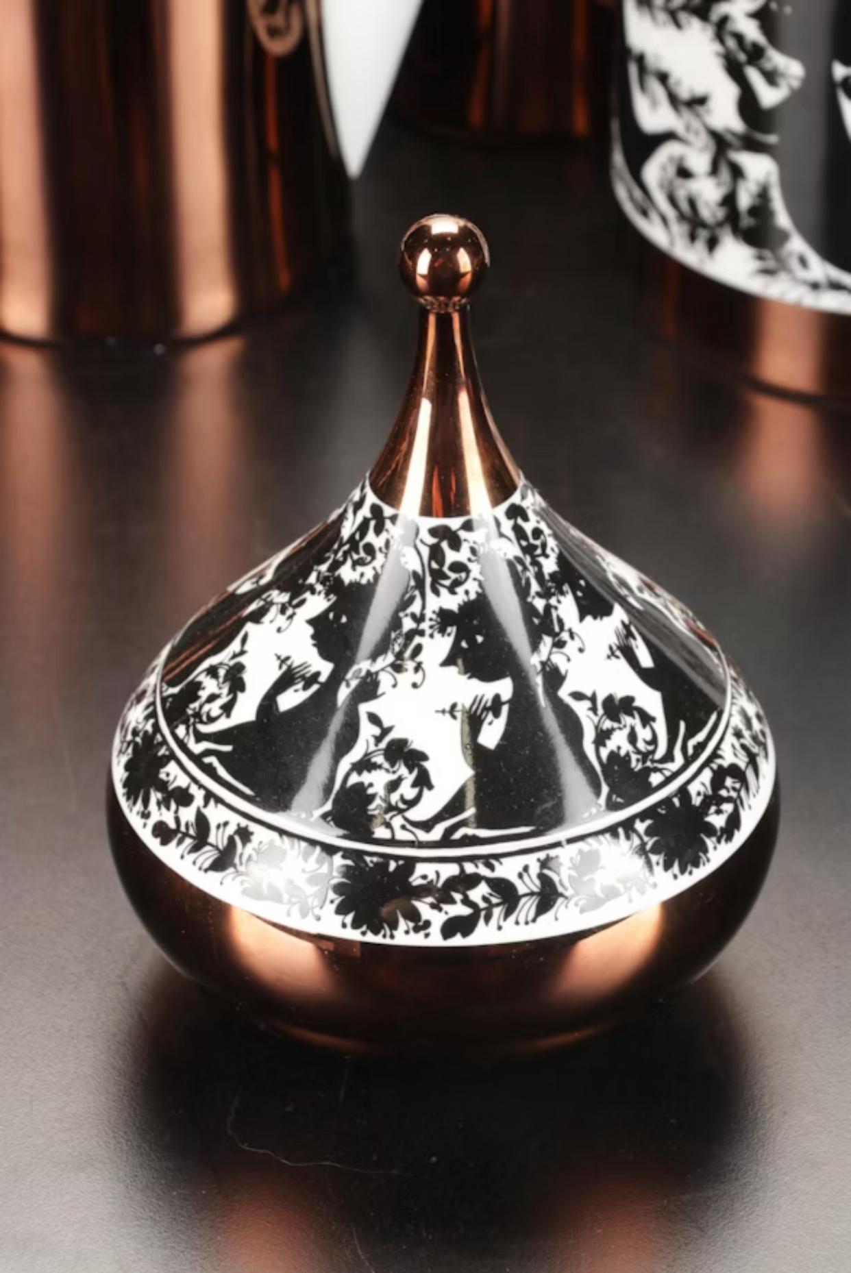 Bjorn Wiinblad für Rosenthal Studio Linie  Kupfer-Lüster-Couchtisch-Service im Angebot 6