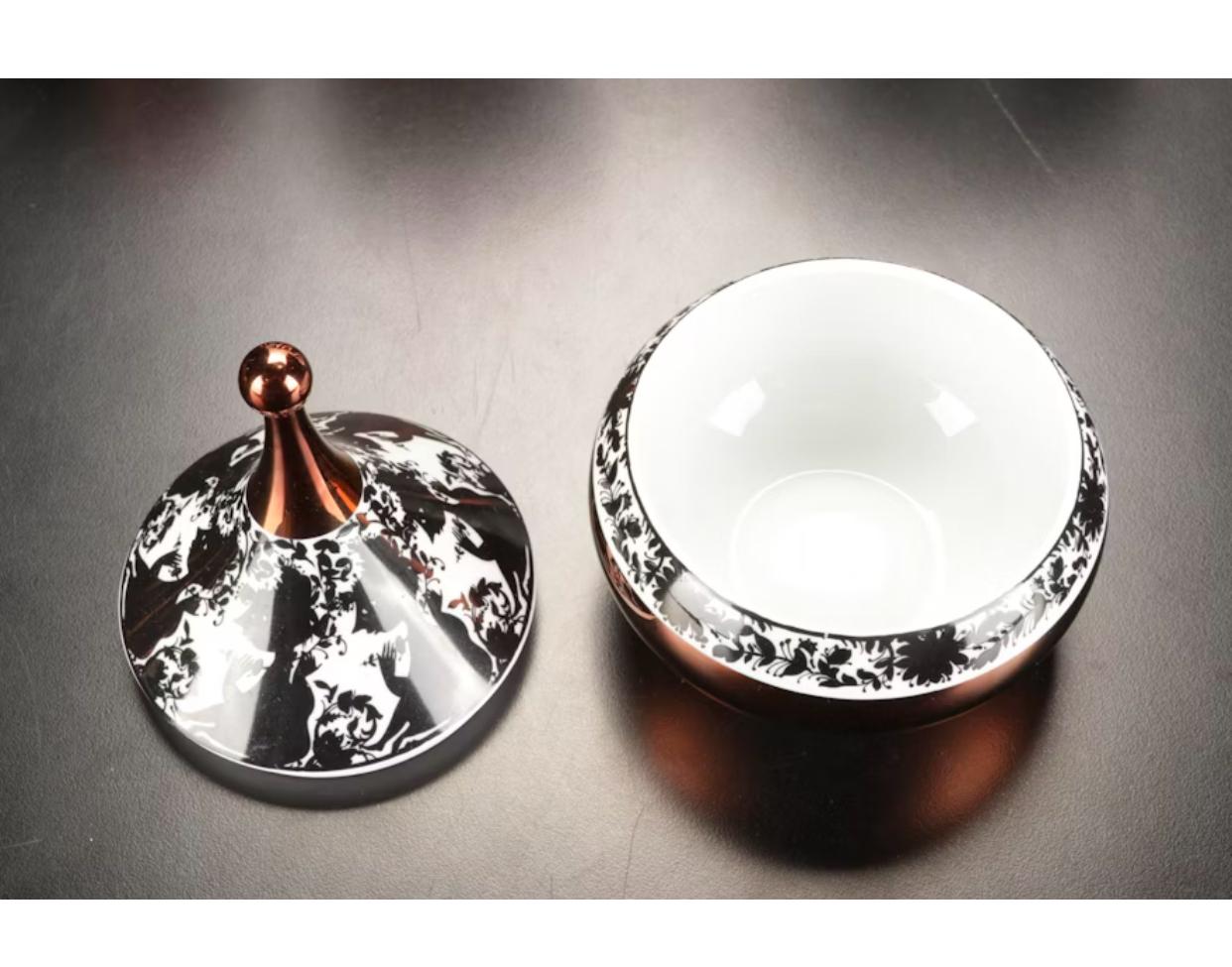 Bjorn Wiinblad für Rosenthal Studio Linie  Kupfer-Lüster-Couchtisch-Service im Angebot 7