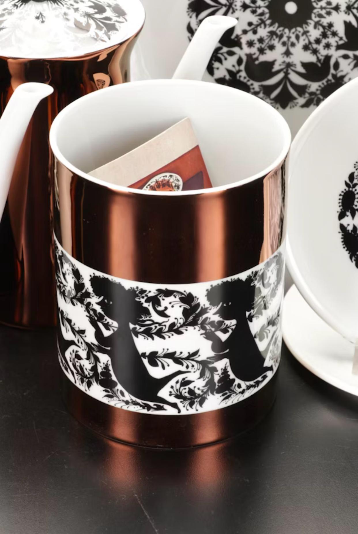 Bjorn Wiinblad für Rosenthal Studio Linie  Kupfer-Lüster-Couchtisch-Service im Angebot 10