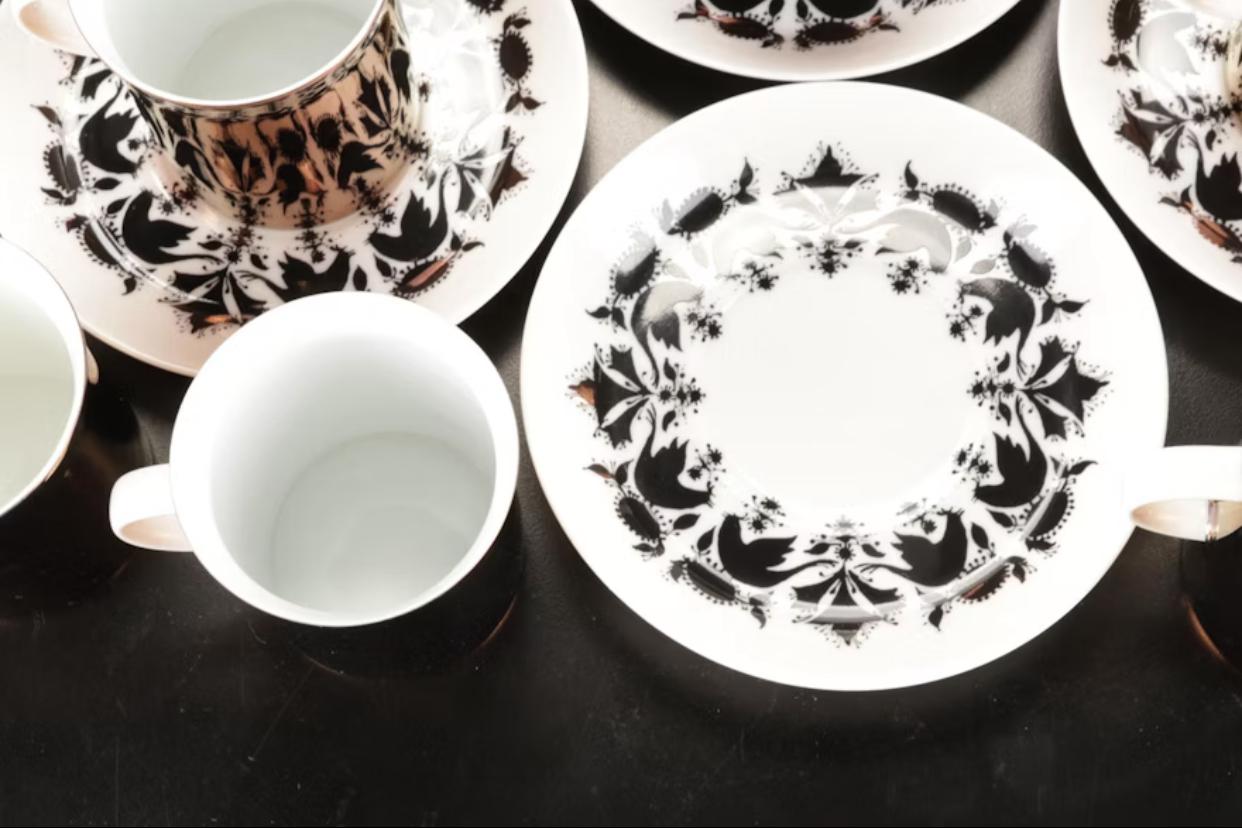 Bjorn Wiinblad für Rosenthal Studio Linie  Kupfer-Lüster-Couchtisch-Service (Moderne der Mitte des Jahrhunderts) im Angebot