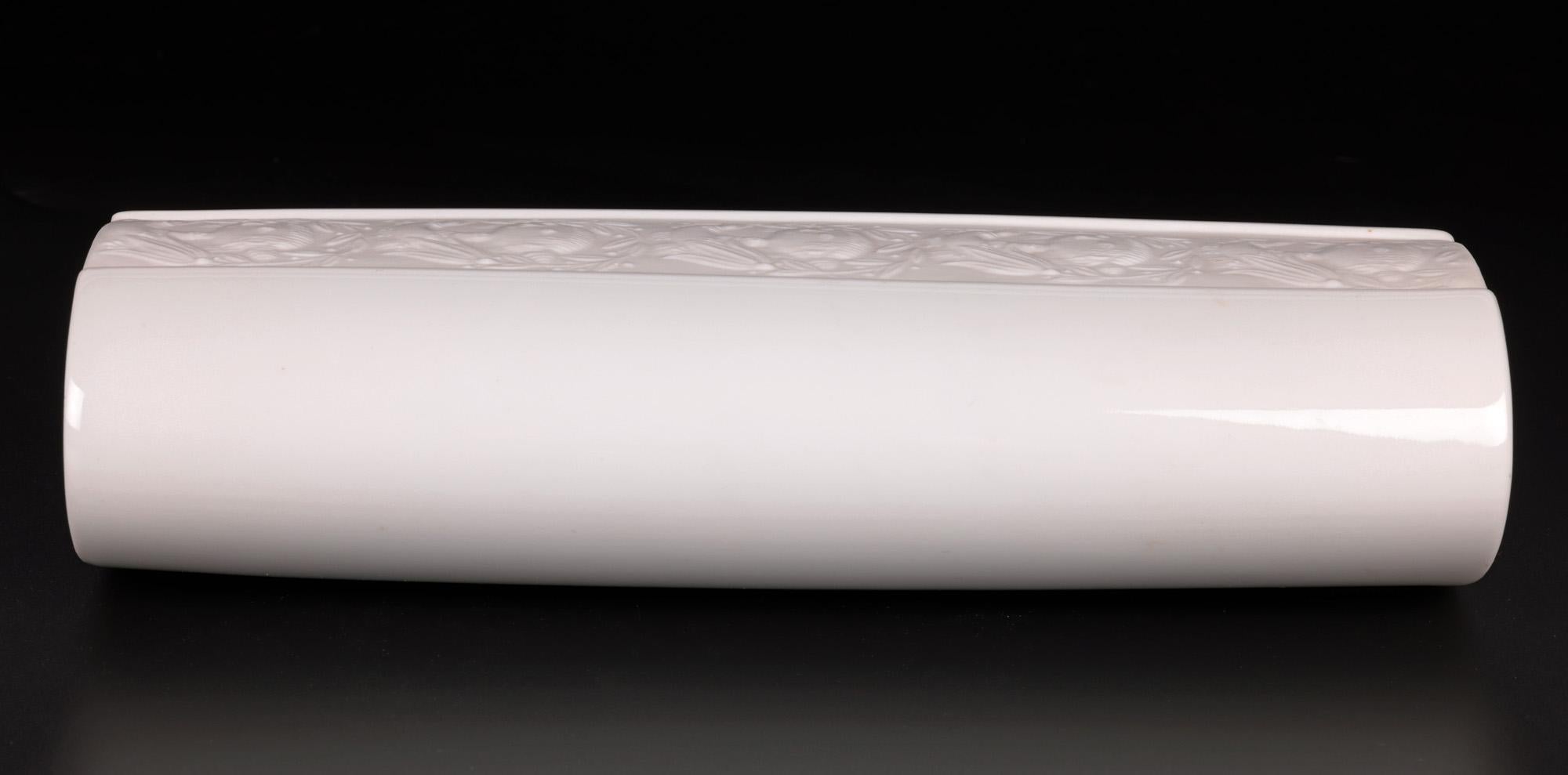 Bjorn Wiinblad for Rosenthal Studio-Linie White Porcelain Vase For Sale 1